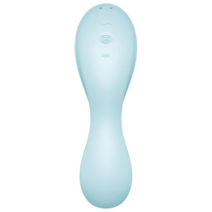 5 Estimulador Y Vibrador Satisfyer Curvy Trinity  - Azul