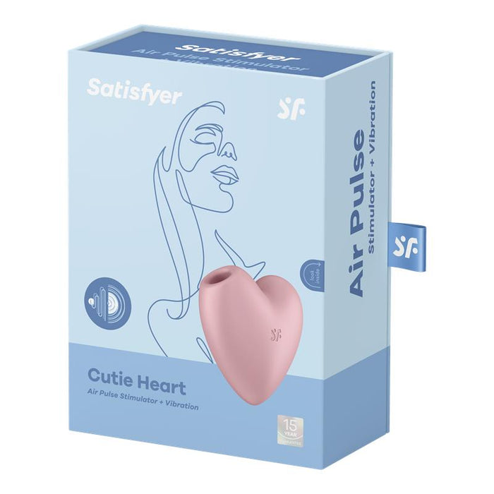 Satisfyer - Cutie Heart Estimulador Y Vibrador Rosa