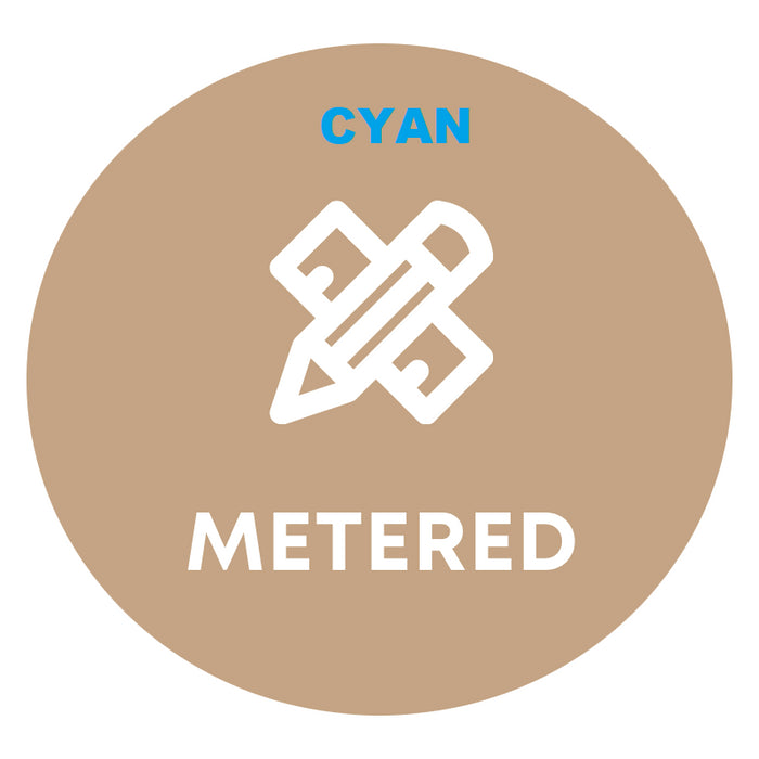 Cyan Compatible Metered Color 550,560,570,C60,C70,7965-737k/34k