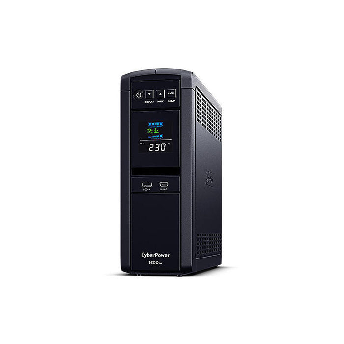Cyberpower Usv, Pfc-Serie, 1600va/1000w, Line-Interactive, Usb, Reiner Sinus, Schutzkontaktdosen/Iec C13
