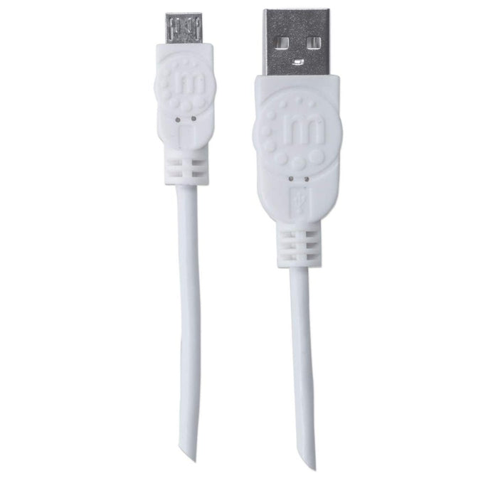 EAN 0766623324069 - Manhattan 324069 cable USB USB 2.0 1,8 m USB A Micro-USB B Blanco imagen 4