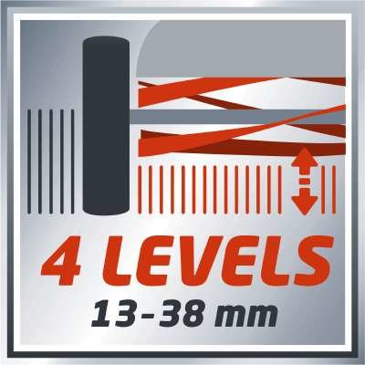 EAN 4006825609714 - Einhell GE-HM 38 S Cortacésped manual Negro, Rojo imagen 3