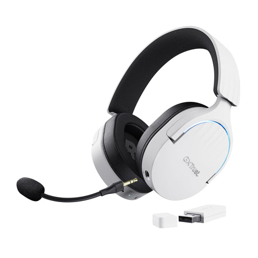 EAN 8713439253047 - Trust GXT 491W FAYZO Auriculares Inalámbrico y alámbrico Diadema Juego USB Tipo C Bluetooth Negro, Blanco imagen 1