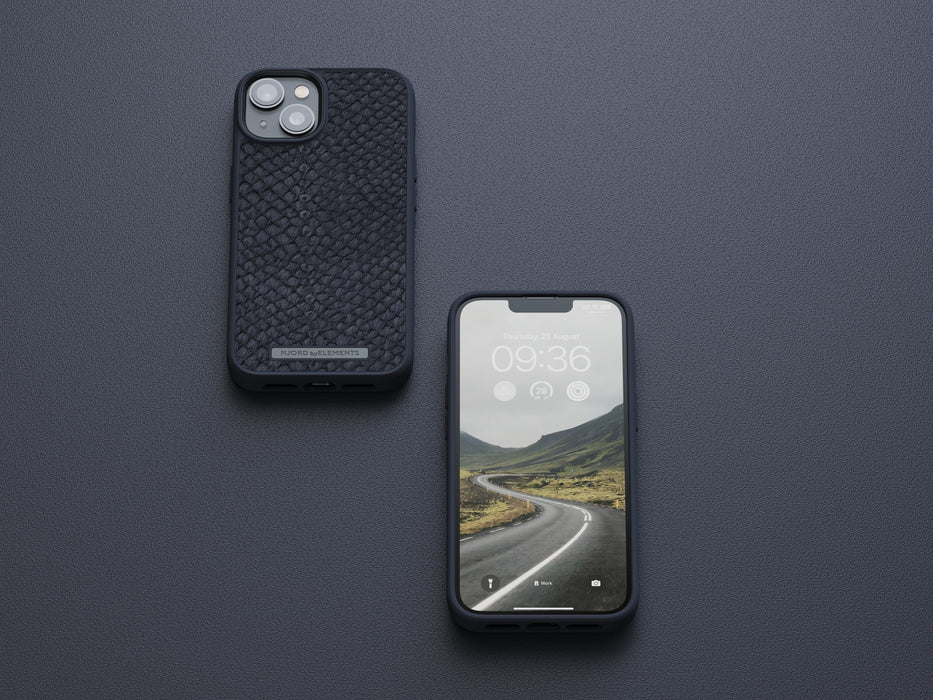 EAN 8720574620542 - Njord byELEMENTS Salmon Leather Magsafe funda para teléfono móvil 15,5 cm (6.1") Negro imagen 16