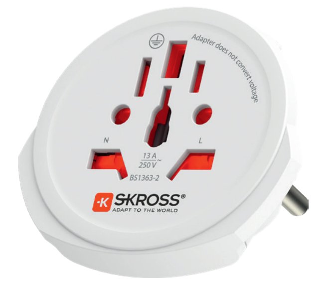 EAN 7640166323570 - Skross 1.103165 adaptador de enchufe eléctrico Universal Blanco imagen 1