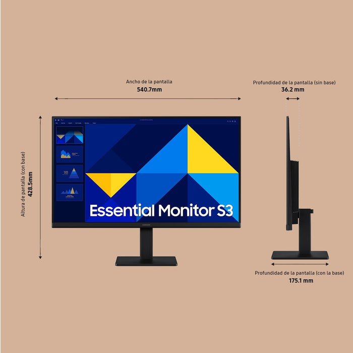 EAN 8806095803074 - Samsung S24D304GAU pantalla para PC 61 cm (24") 1920 x 1080 Pixeles Full HD LED Negro imagen 4
