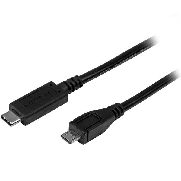 EAN 0065030862752 - StarTech.com USB2CUB1M cable USB USB C Micro-USB B Negro imagen 1