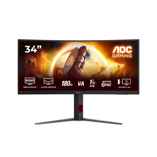 EAN 4038986612708 - AOC G4 CU34G4 pantalla para PC 86,4 cm (34") 3440 x 1440 Pixeles Wide Quad HD LED Negro, Rojo imagen 1