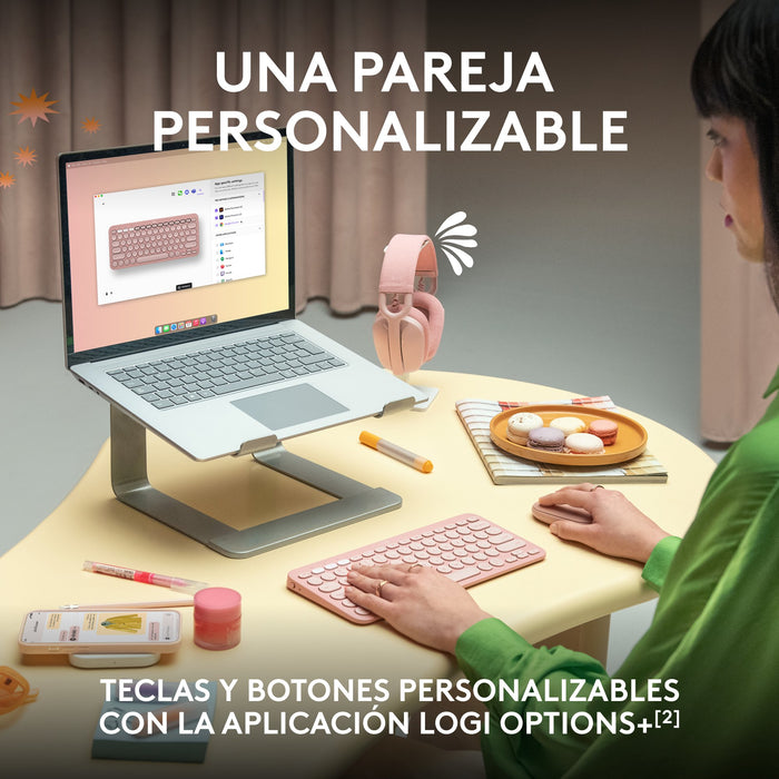 EAN 5099206115651 - Logitech 920-012227 teclado Ratón incluido Universal RF Wireless + Bluetooth QWERTY Español Grafito imagen 12