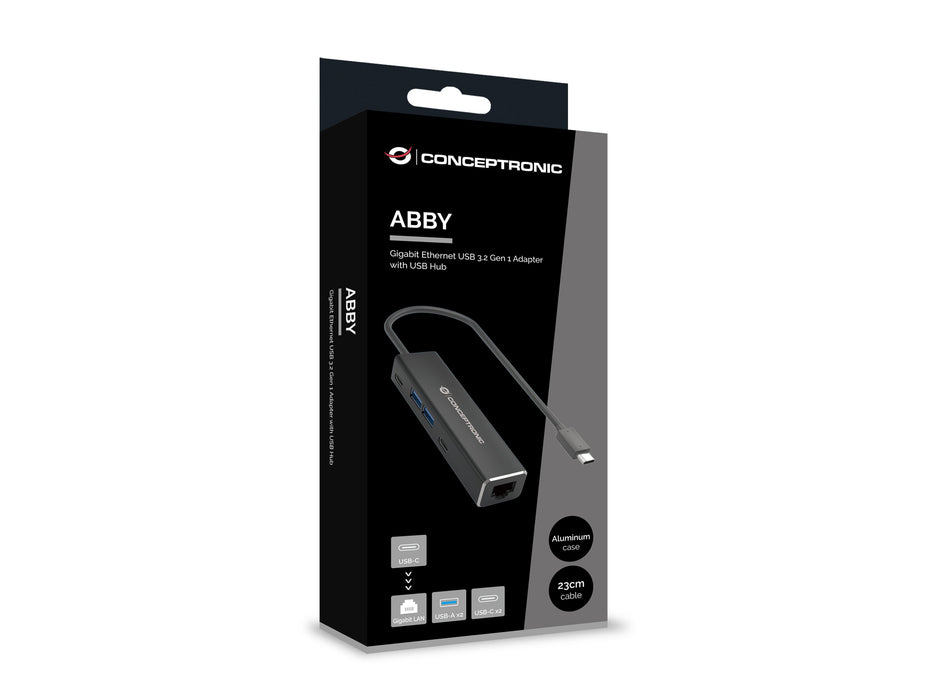 EAN 4015867234136 - Conceptronic ABBY13B base para portátil y replicador de puertos Alámbrico USB 3.2 Gen 1 (3.1 Gen 1) Type- imagen 4