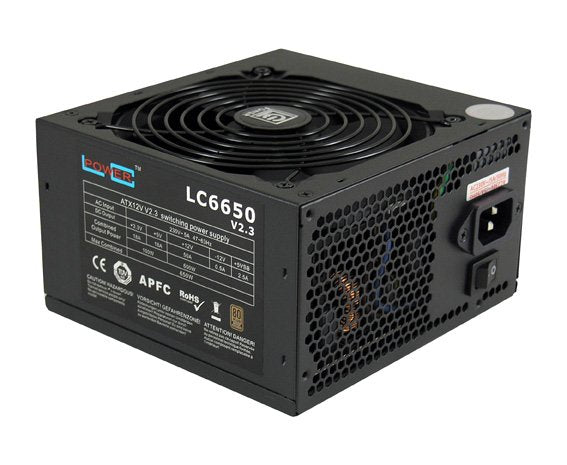 EAN 4260070125638 - LC-Power LC6650 V2.3 unidad de fuente de alimentación 650 W 20+4 pin ATX ATX Negro imagen 1