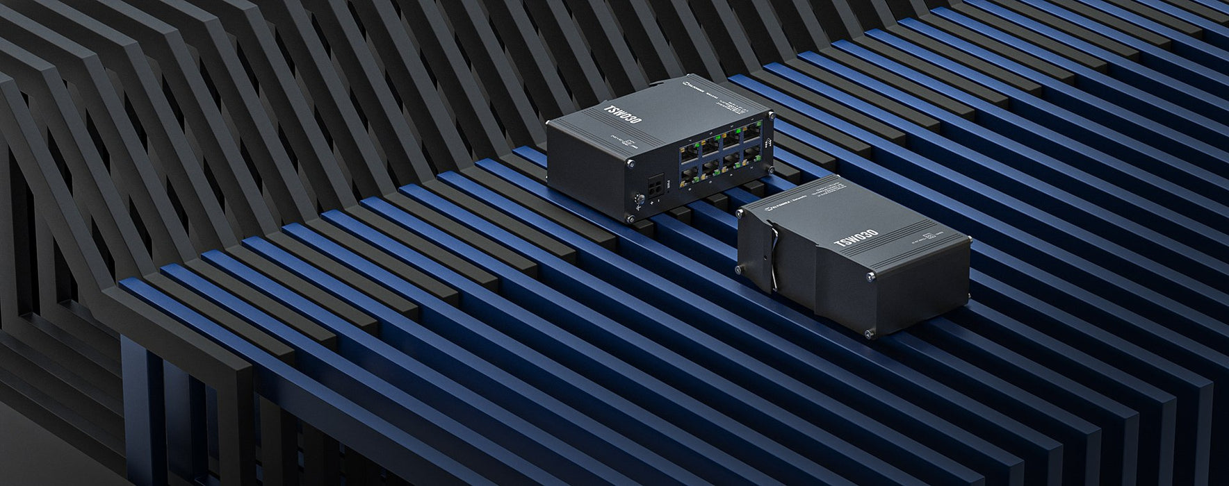 EAN 4779051841431 - Teltonika NETWORKS TSW030 8-Port Ethernet Switch No administrado Fast Ethernet (10/100) Negro imagen 1