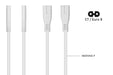 EAN 4066857003157 - Kabelmeister SK0870-W005 cable de transmisión Blanco 0,5 m C8 acoplador IEC C7 imagen 3