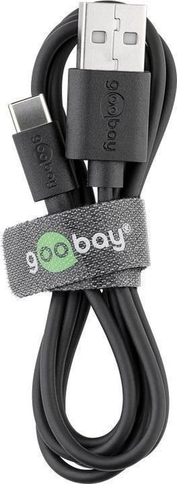 EAN 4040849457357 - Goobay 45735 cable USB USB 2.0 1 m USB A USB C Negro imagen 4