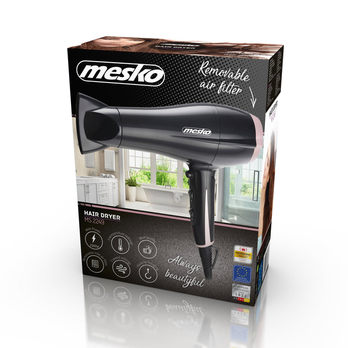 EAN 5902934831383 - Mesko Home MS 2249 secador 2000 W Negro, Rosa imagen 8