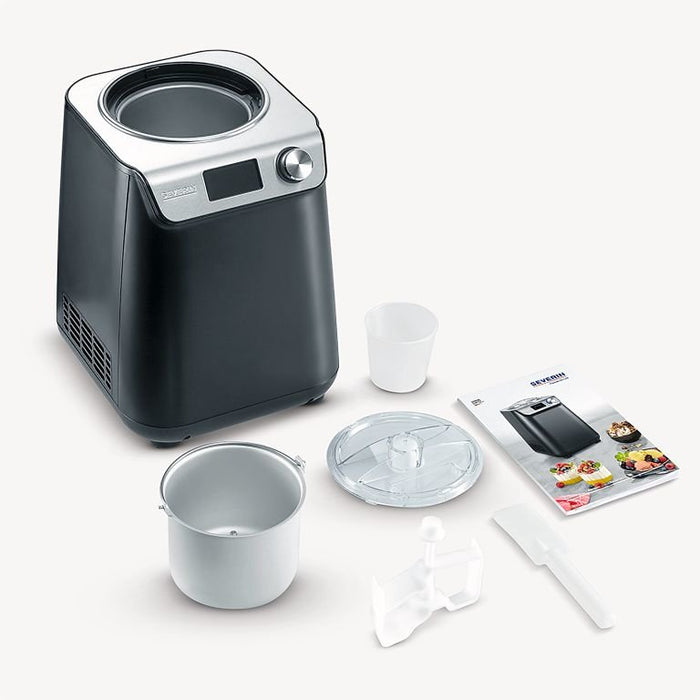 EAN 4008146031731 - Severin EZ 7407 máquina para helados Compresor de helados 1,2 L 135 W Negro, Acero inoxidable imagen 2