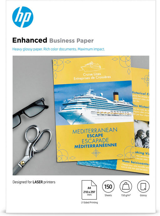 EAN 0884962310632 - HP Professional Glossy Laser Paper 150 gsm-150 sht/A4/210 x 297 mm papel para impresora de inyección de t imagen 1