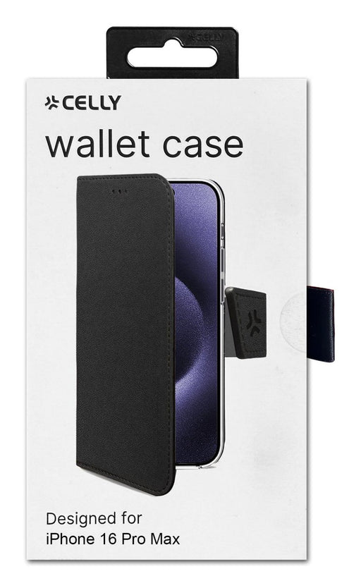 EAN 8021735210788 - Celly WALLY1081 funda para teléfono móvil 17,5 cm (6.9") Funda cartera Negro imagen 2