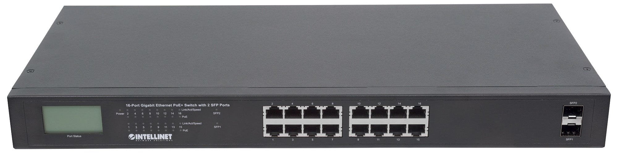 EAN 0766623561259 - Intellinet 561259 switch No administrado Gigabit Ethernet (10/100/1000) Energía sobre Ethernet (PoE) Negr imagen 6