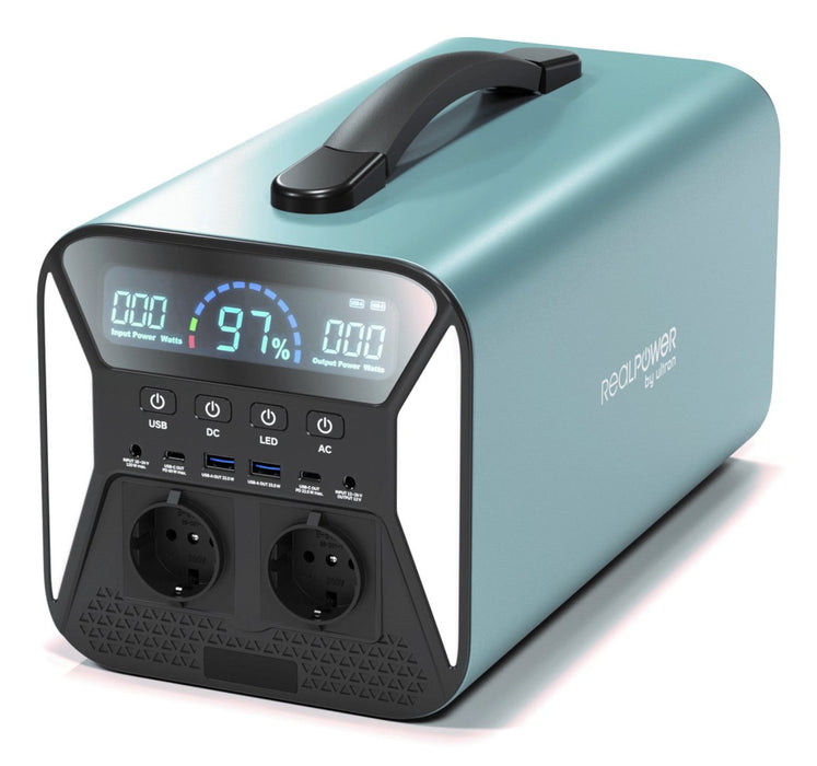 EAN 4040895011138 - RealPower PS-1000C estación de energía portátil Fosfato de hierro-litio (LiFePo4) 310000 mAh 1000 W 12,5  imagen 1