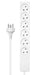 EAN 5715063118634 - Microconnect MC-GRU0607DKW base múltiple 7 m 6 salidas AC Interior Blanco imagen 2