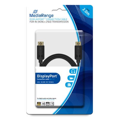 EAN 4260459612650 - MediaRange MRCS159 cable DisplayPort 2 m Negro imagen 1