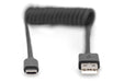 EAN 4016032482543 - Digitus AK-300430-006-S cable USB 1 m USB A USB C Negro imagen 3