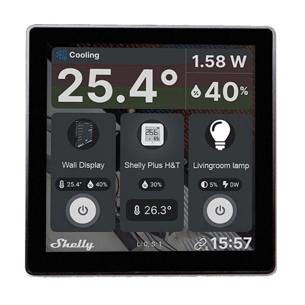 EAN 3800235262597 - Shelly Wall Display Inalámbrico Negro imagen 1