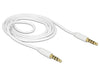 EAN 4043619834402 - DeLOCK 83440 cable de audio 1 m 3,5mm Blanco imagen 2