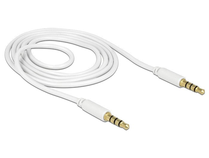 EAN 4043619834402 - DeLOCK 83440 cable de audio 1 m 3,5mm Blanco imagen 2