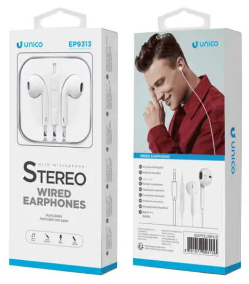 EAN 8051577993136 - UNICO EP1818 Auriculares Alámbrico Dentro de oído Llamadas/Música Blanco imagen 2