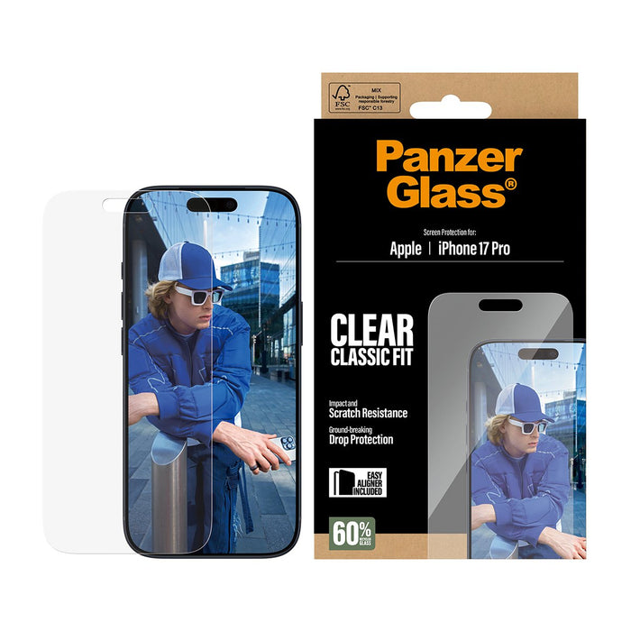 EAN 5715685025686 - PanzerGlass ® Screen Protector iPhone 17 Pro | Classic Fit w. EasyAligner Protector de pantalla Apple 1 p imagen 2