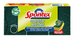 EAN 3384120013834 - Spontex 3384120013834 esponja Rectangular Vellón, Esponja Verde, Amarillo 3 pieza(s) imagen 1