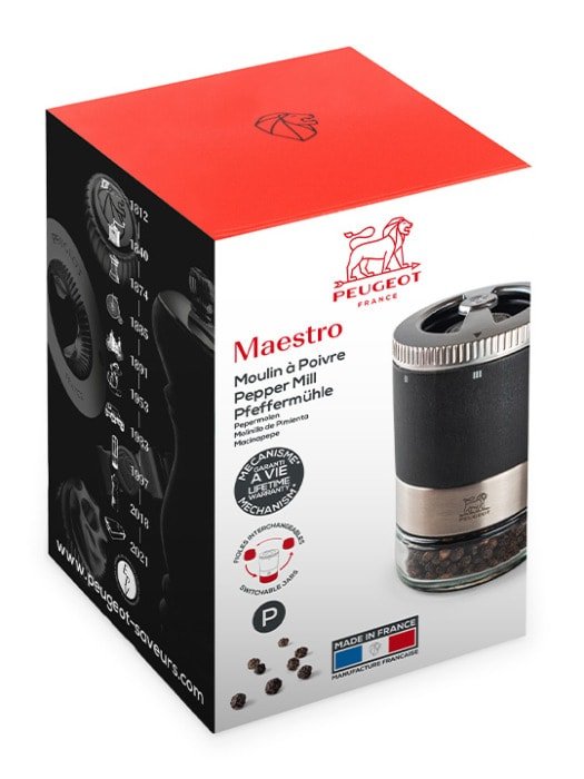 EAN 4006950041731 - Peugeot Saveurs Maestro Molinillo de pimienta Grafito, Transparente imagen 6