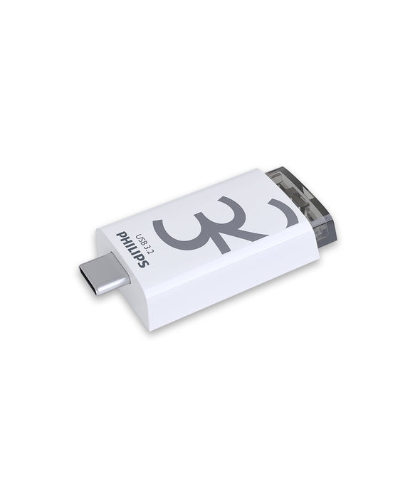EAN 4895229114937 - Philips Click unidad flash USB 32 GB USB Tipo C 3.2 Gen 1 (3.1 Gen 1) Transparente, Blanco imagen 4