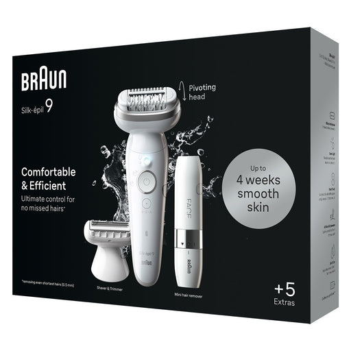 EAN 7500435225182 - Braun Silk-épil 9 9-341 depiladora 40 pinzas Blanco imagen 2
