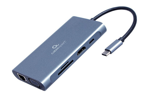EAN 8716309121477 - Gembird A-CM-COMBO7-01 base para portátil y replicador de puertos USB 3.2 Gen 1 (3.1 Gen 1) Type-A Gris imagen 1