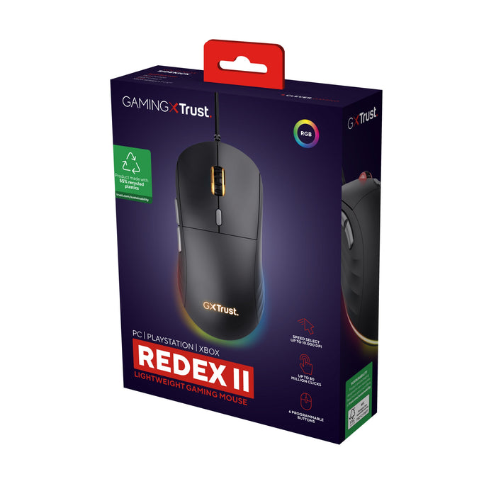 EAN 8713439251258 - Trust GXT 925 REDEX II ratón Juego mano derecha USB tipo A Laser 10000 DPI imagen 7