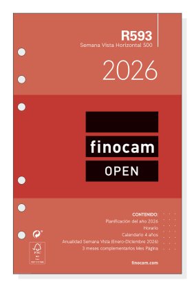 EAN 8422952401988 - Finocam 711580026 agenda Agenda diaria Naranja imagen 1