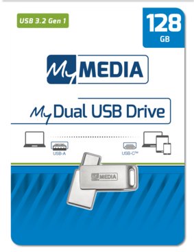 EAN 0023942692713 - MyMedia MyDual USB 3.2 Gen 1 unidad flash USB 128 GB USB Type-A / USB Type-C 3.2 Gen 1 (3.1 Gen 1) Plata imagen 3