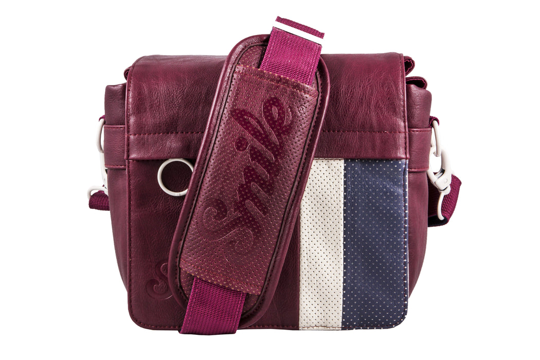 EAN 8420738165215 - Smile 111652140199 estuche para cámara fotográfica Bandolera Azul, Granate, Blanco imagen 1