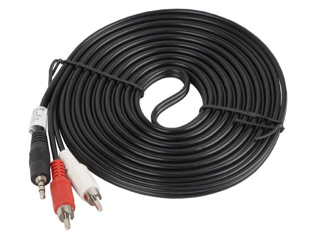 EAN 5901969414042 - Lanberg CA-MJRC-10CC-0050-BK cable de audio 5 m 3,5mm 2 x RCA Negro imagen 2