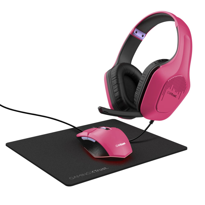 EAN 8713439251791 - Trust GXT 790 Auriculares Alámbrico Diadema Juego Negro, Rosa imagen 1