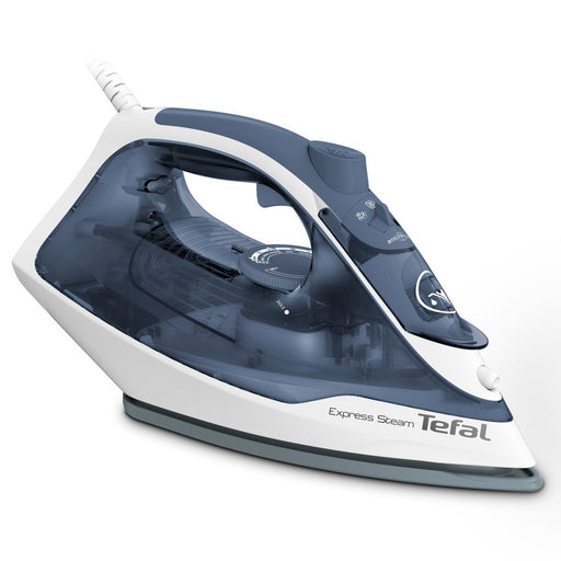 EAN 3121040081938 - Tefal Express Steam FV2837 Plancha vapor-seco Suela de Cerilium 2400 W Azul, Gris, Blanco imagen 1