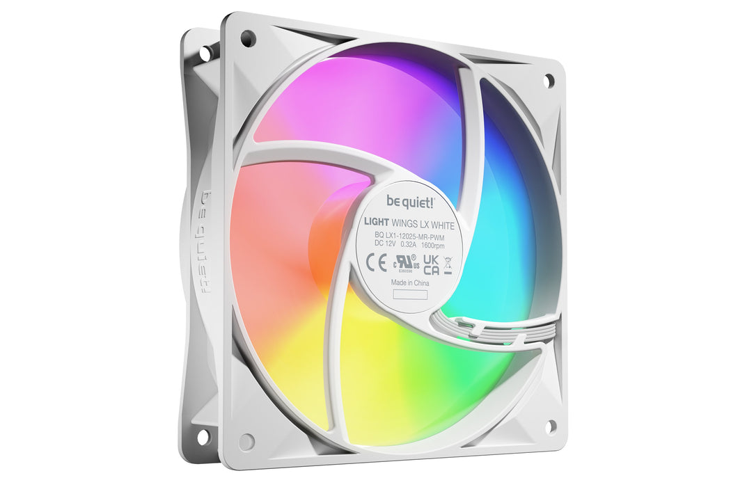 EAN 4260052191606 - be quiet! LIGHT WINGS LX 120mm PWM 3-Pack White Carcasa del ordenador Ventilador 12 cm Blanco 3 pieza(s) imagen 4