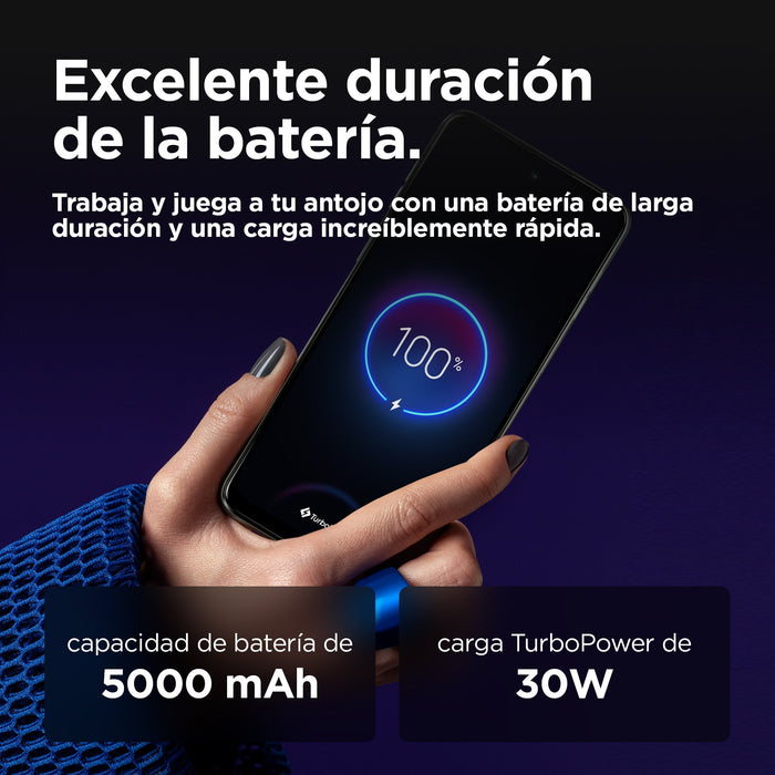 EAN 0840023274824 - Motorola moto g55 5G 16,5 cm (6.49") SIM doble Android 14 USB Tipo C 8 GB 256 GB 5000 mAh Gris imagen 8