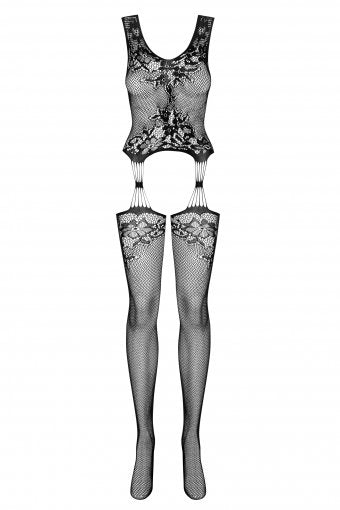 EAN 5901688215272 - Obsessive F221 XL/XXL conjunto de ropa interior y bodi Body Negro, Transparente Elastano, Poliamida imagen 1