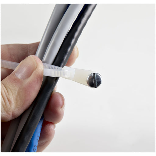 EAN 0065030890557 - StarTech.com CBMZTS10N8 presilla Brida reutilizable Blanco 100 pieza(s) imagen 2