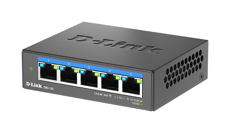 EAN 0790069469305 - D-Link DMS-105 No administrado L2 2.5G Ethernet (100/1000/2500) Negro imagen 4