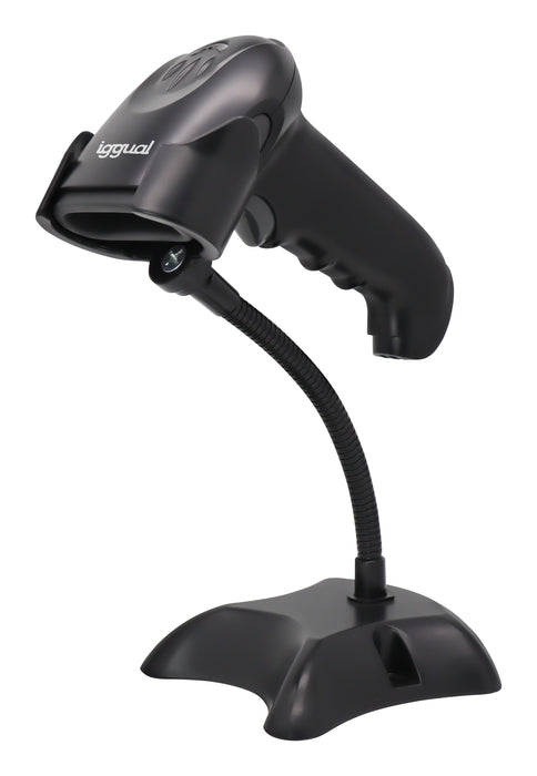 EAN 8435364320143 - iggual L2DUSB-G-AX Lector de códigos de barras portátil 1D/2D CMOS Negro imagen 4